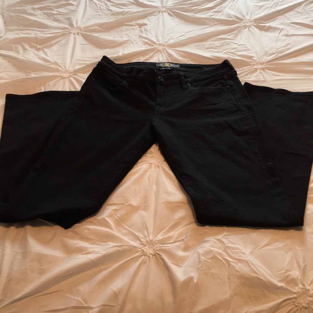 Lucky Brand Black Lolita Boot Jeans Size 8/29